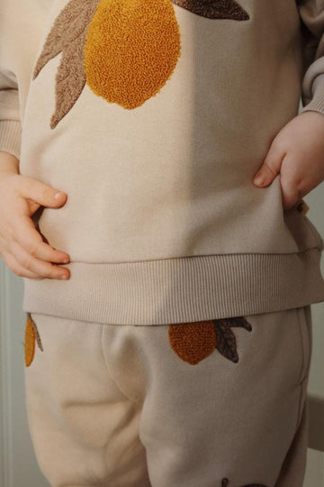 Lou Terry joggingbroek - Oxford Tan